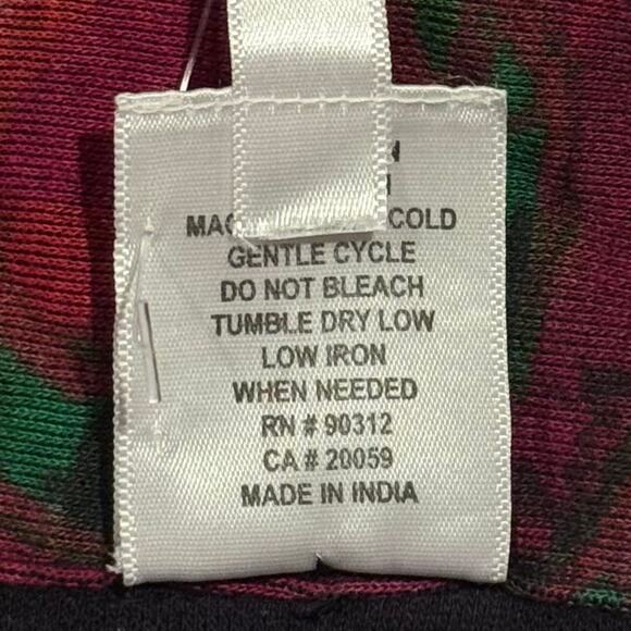 NWT Parsley & Sage Jacket Reversible Boho Abstract Colorful Retro Funky Artsy 1X - Picture 4 of 6